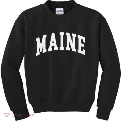Maine Throwback Design Classic Kids Sweatshirt