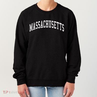 Massachusetts Throwback Design Print Classic Women's Sweatshirt