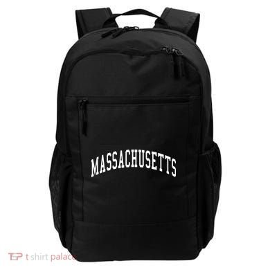 Massachusetts Throwback Design Print Classic Backpack