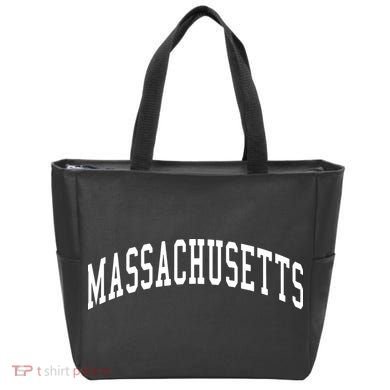 Massachusetts Throwback Design Print Classic Tote Bag
