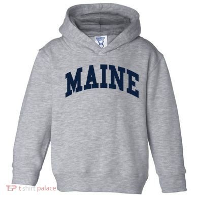 Maine Throwback Design Classic Toddler Hoodie