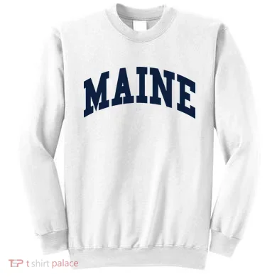 Maine Throwback Design Classic Sweatshirt