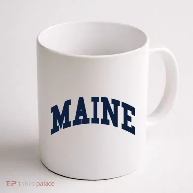 Maine Throwback Design Classic Coffee Mug back