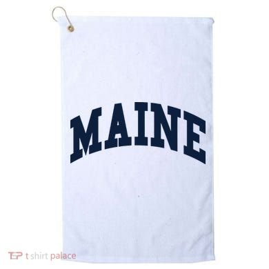 Maine Throwback Design Classic Golf Towel