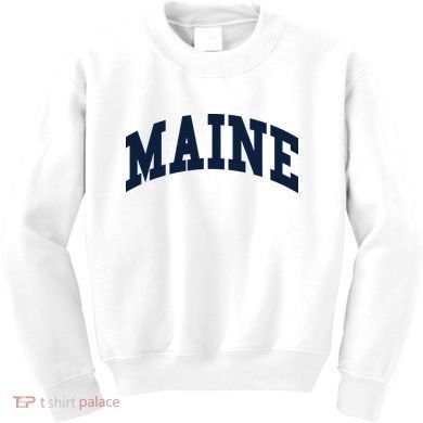 Maine Throwback Design Classic Kids Sweatshirt