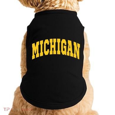 Michigan Throwback Design Classic Doggie Tank