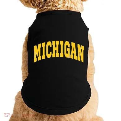 Michigan Throwback Design Classic Doggie Tank