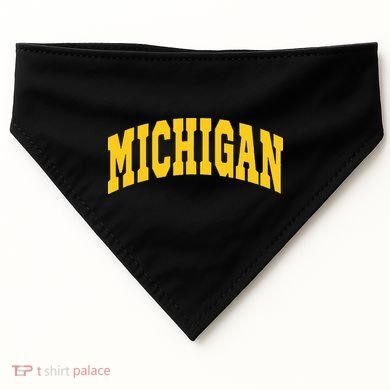 Michigan Throwback Design Classic USA-Made Doggie Bandana