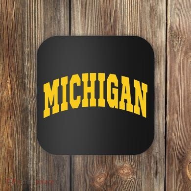Michigan Throwback Design Classic Coaster
