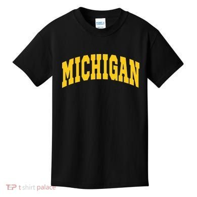 Michigan Throwback Design Classic Kids T-Shirt