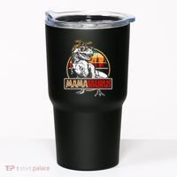 Mamasaurus Trex Dinosaur Mama Gifts For Mom Mothers Day Tumbler thumb 0