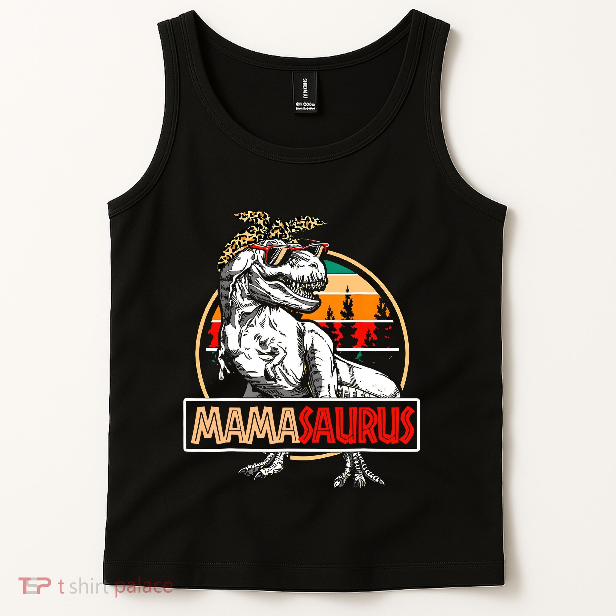 Mamasaurus Trex Dinosaur Mama Gifts For Mom Mothers Day Tank Top