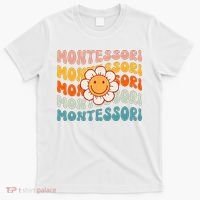 Montessori Teacher Daisy Colorful T-Shirt thumb 0