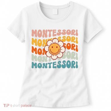 Montessori Teacher Daisy Colorful Women's T-Shirt
