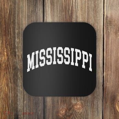Mississippi Throwback Design Print Classic Coaster