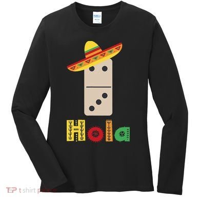 Mexican Train Domino Women's Long Sleeve Shirt