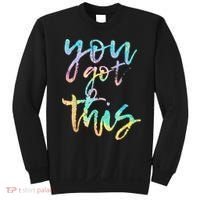 Motivational Testing Day Teacher You Got This Rock The Test Sweatshirt thumb 0