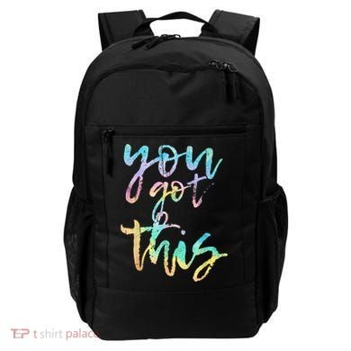 Motivational Testing Day Teacher You Got This Rock The Test Backpack