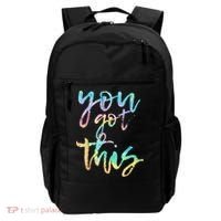 Motivational Testing Day Teacher You Got This Rock The Test Backpack thumb 0