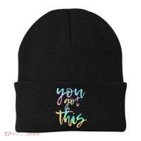 Motivational Testing Day Teacher You Got This Rock The Test Beanie thumb 0