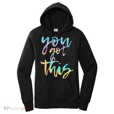 Motivational Testing Day Teacher You Got This Rock The Test Women's Hoodie
