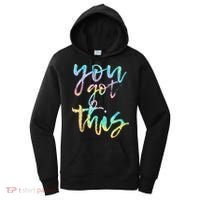Motivational Testing Day Teacher You Got This Rock The Test Women's Hoodie thumb 0