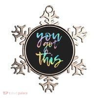 Motivational Testing Day Teacher You Got This Rock The Test Ornament thumb 0