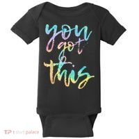 Motivational Testing Day Teacher You Got This Rock The Test Baby Bodysuit thumb 0