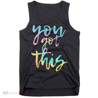 Motivational Testing Day Teacher You Got This Rock The Test Tank Top