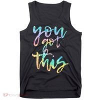 Motivational Testing Day Teacher You Got This Rock The Test Tank Top thumb 0