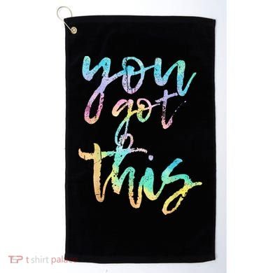 Motivational Testing Day Teacher You Got This Rock The Test Golf Towel