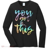 Motivational Testing Day Teacher You Got This Rock The Test Women's Long Sleeve Shirt thumb 0