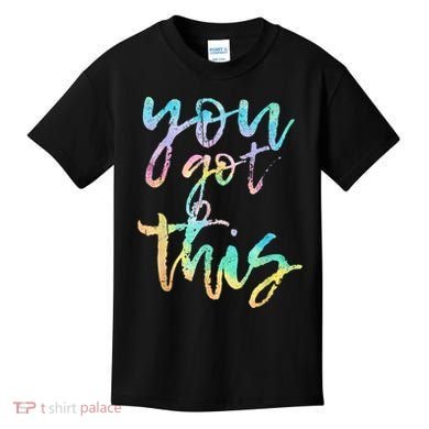 Motivational Testing Day Teacher You Got This Rock The Test Kids T-Shirt
