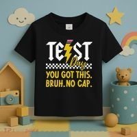 Motivation Test Day Bruh You Got This No Cap Teacher Toddler T-Shirt thumb 3
