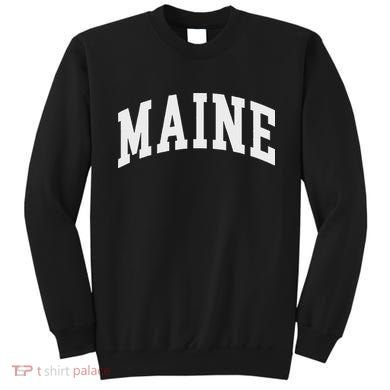 Maine Throwback Design Classic Sweatshirt