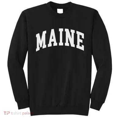 Maine Throwback Design Classic Sweatshirt
