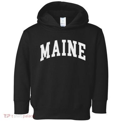 Maine Throwback Design Classic Toddler Hoodie