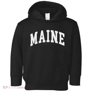 Maine Throwback Design Classic Toddler Hoodie