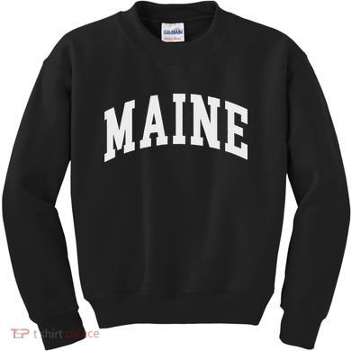 Maine Throwback Design Classic Kids Sweatshirt