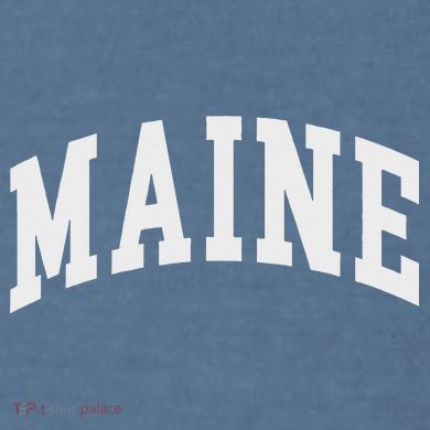 Maine Throwback Design Classic Comfort Colors Garment-Dyed Hooded Sweatshirt