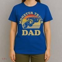 Monster Truck Dad Gift Retro Vintage Monster Truck Meaningful Gift T-Shirt thumb 4