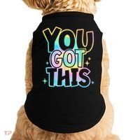Motivational Testing Day Teacher You Got This Rock The Test (1) Doggie Tank thumb 0