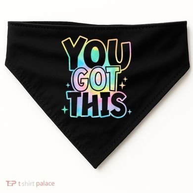 Motivational Testing Day Teacher You Got This Rock The Test (1) USA-Made Doggie Bandana