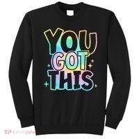 Motivational Testing Day Teacher You Got This Rock The Test (1) Sweatshirt thumb 0