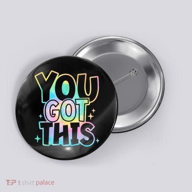 Motivational Testing Day Teacher You Got This Rock The Test (1) Button