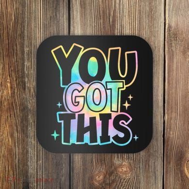 Motivational Testing Day Teacher You Got This Rock The Test (1) Coaster