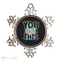 Motivational Testing Day Teacher You Got This Rock The Test (1) Ornament thumb 0