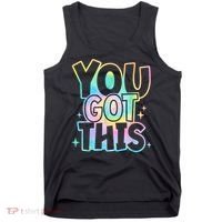 Motivational Testing Day Teacher You Got This Rock The Test (1) Tank Top thumb 0