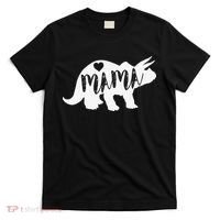 Mama Triceratops Dinosaur Funny Gift For Mother Day T-Shirt thumb 0
