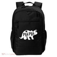 Mama Triceratops Dinosaur Funny Gift For Mother Day Backpack thumb 0